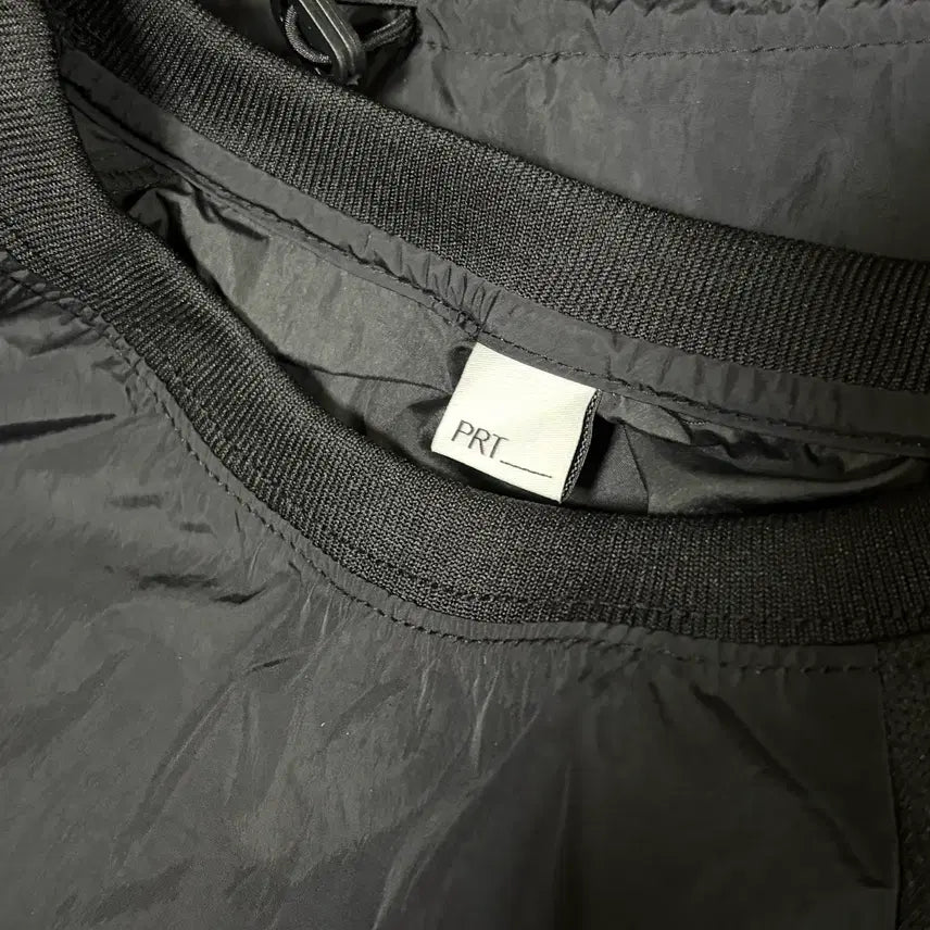 [SOLD OUT] [3 size] prt black nylon string pullover