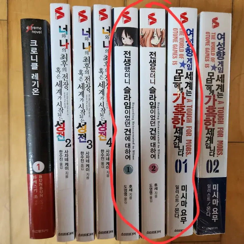 [BUNJANG] Various Light Novels Bundle Set / 여러가지 미개봉 라노벨 판매합니다. S노벨, 전생슬, 모브 등