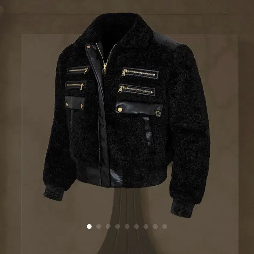 [BUNJANG] Reversible Wool Shearling Fleece Jacket / Reversible Wool Shearling Fleece JK(Tech