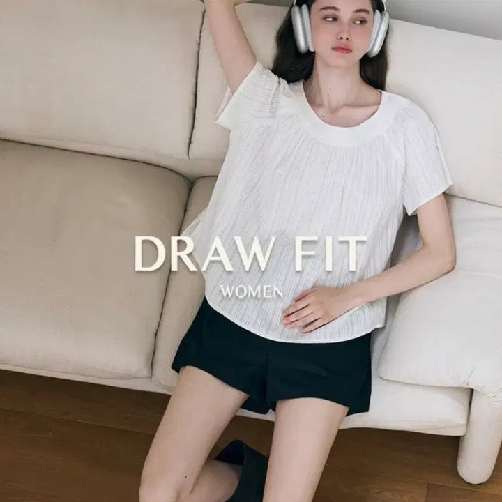 [BUNJANG] Draw Fit Women's Eyelet Blouse / 드로우핏우먼 아일렛블라우스