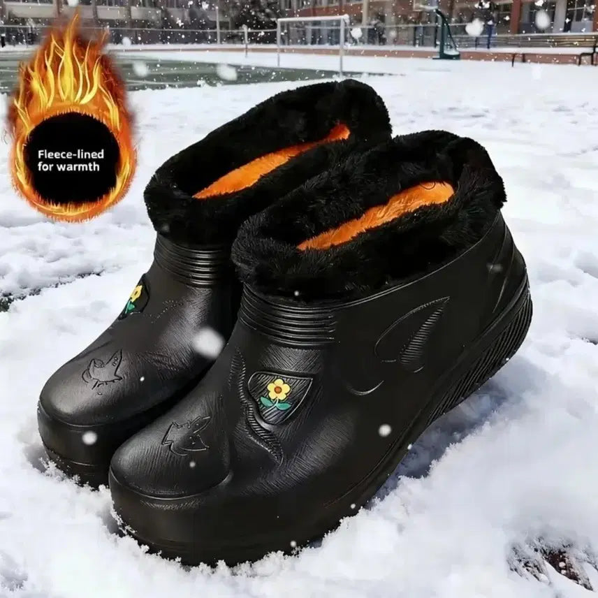 [BUNJANG] [Unknown] [Unknown] [Unknown] Winter Boots [240] / 털 안감 방한화 블랙 털신[240]