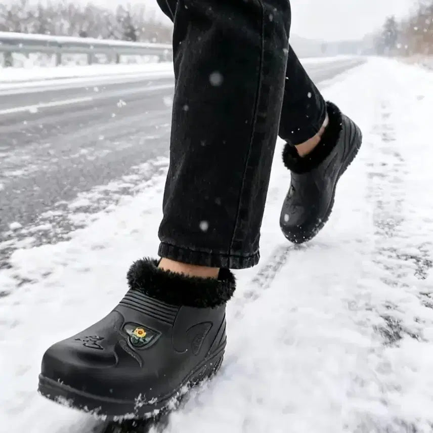 [BUNJANG] [Unknown] [Unknown] [Unknown] Winter Boots [240] / 털 안감 방한화 블랙 털신[240]