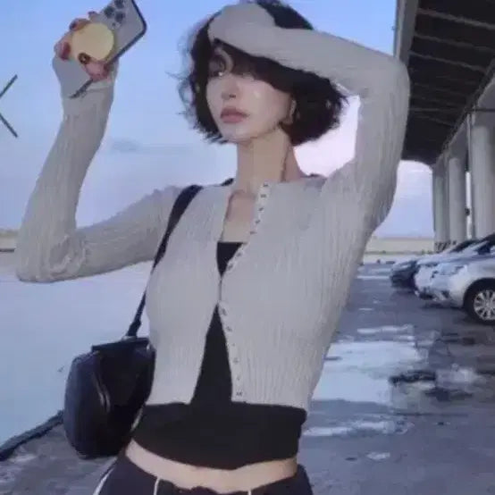 [BUNJANG] Pale Jade 2025 Mac Cardigan Gray / 페일제이드 2025맥가디건 그레이