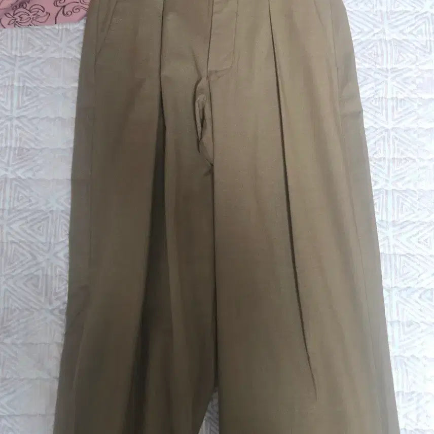 [BUNJANG] NOWN Khaki Semi-Wide Fit Slacks / 노운 슬랙스