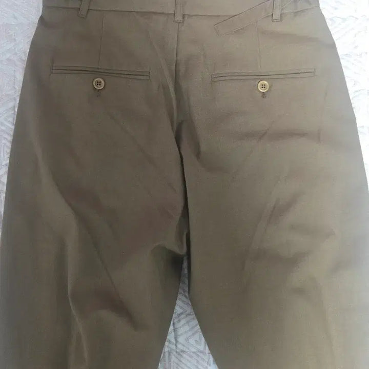 [BUNJANG] NOWN Khaki Semi-Wide Fit Slacks / 노운 슬랙스