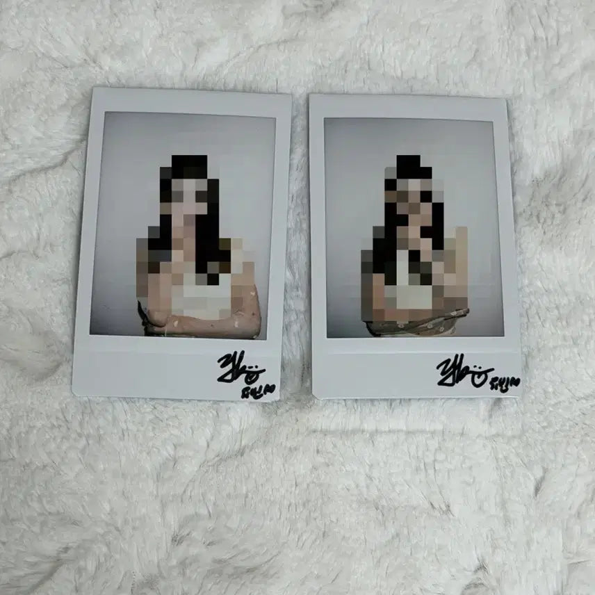 트리플에스 공유빈 싸폴 싸인 폴라로이드 일괄 양도 판매