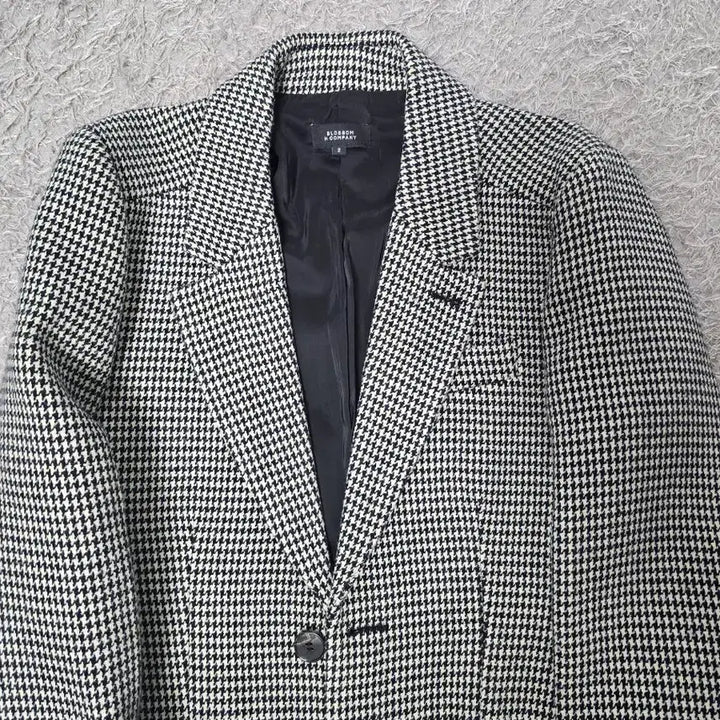 [BUNJANG] Blossom H Company Houndstooth Check Coat / 블러썸 에이치컴퍼니 코트 2(가슴47뒷기장74)