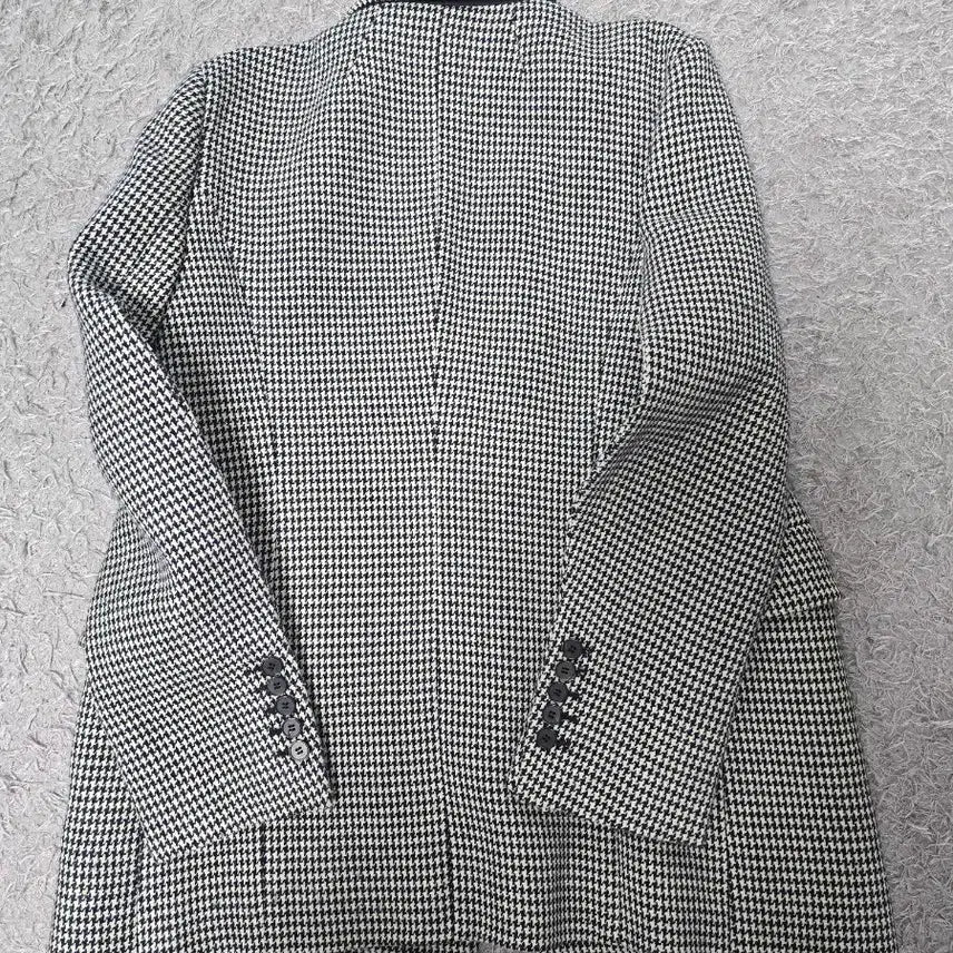 [BUNJANG] Blossom H Company Houndstooth Check Coat / 블러썸 에이치컴퍼니 코트 2(가슴47뒷기장74)