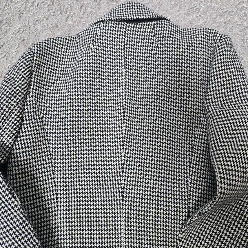 [BUNJANG] Blossom H Company Houndstooth Check Coat / 블러썸 에이치컴퍼니 코트 2(가슴47뒷기장74)