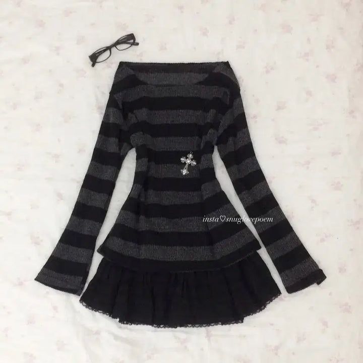 [BUNJANG] Snug Nyanko Hoodie Sweater Kuro Knit / 스너그 냥코후디스웨터 쿠로니트 서냥님 히메라떼갸루