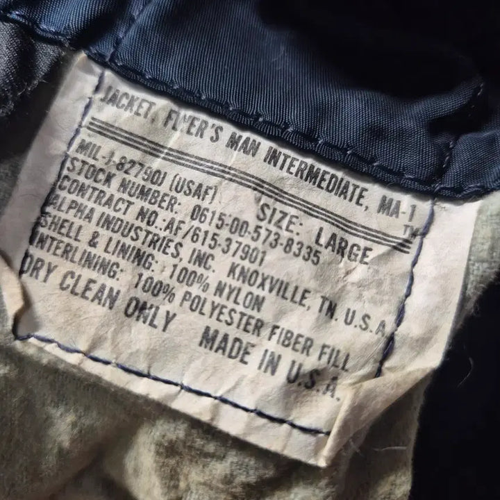 [BUNJANG] MA-1 Jacket / 80s 미제 알파 MA-1