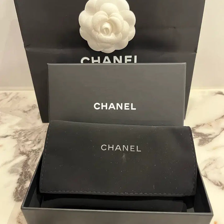 [BUNJANG] Chanel Caviar Card Wallet Navy Gold Hardware / [정품인증O]샤넬 지퍼돌이 캐비어 카드지갑 네이비 금장(31번대)