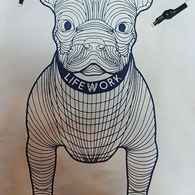 [BUNJANG] Life Work Oversized Hoodie (Woman) / 라이프워크 오버핏후드 85 여성55 가슴52 기장62