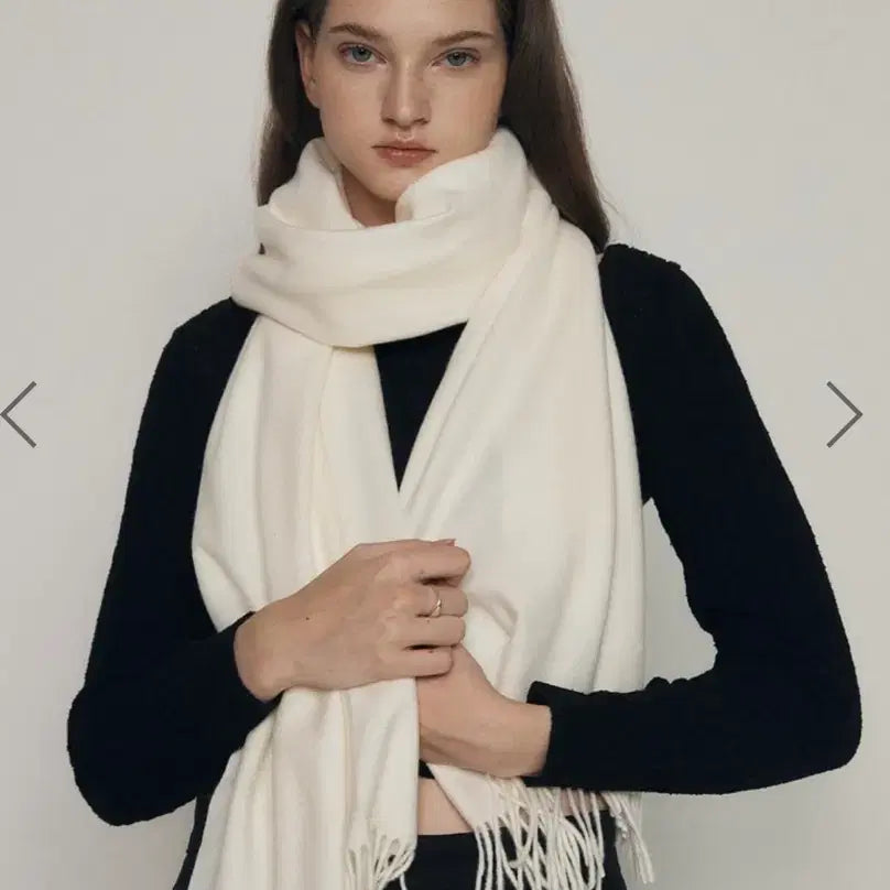 [BUNJANG] Brighton Classic White Milk Muffler / 택o 새상품) 브라이튼 클래식 화이트밀크 머플러