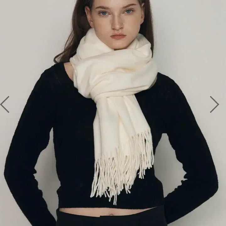 [BUNJANG] Brighton Classic White Milk Muffler / 택o 새상품) 브라이튼 클래식 화이트밀크 머플러