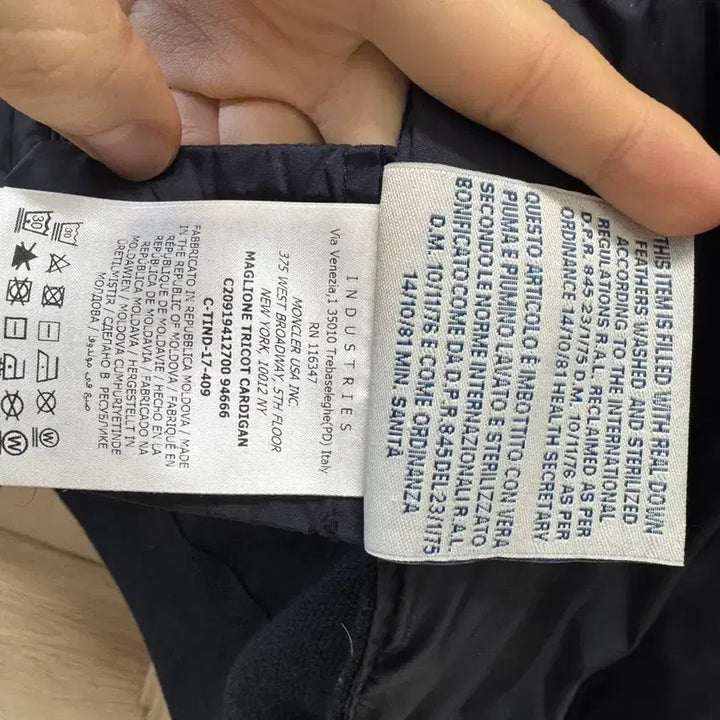 [BUNJANG] Moncler Knit Padded Jacket M / 몽클레어 니트패딩 M