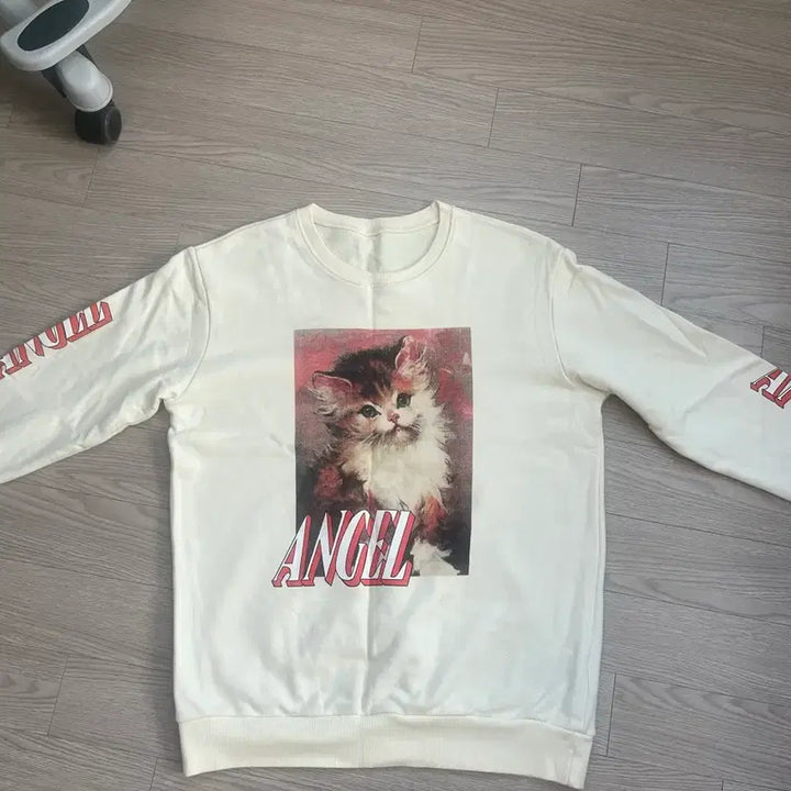 [BUNJANG] Heron Preston Cat Print Sweatshirt / 헤론 프레스톤 캣 프린팅 맨투맨 XL