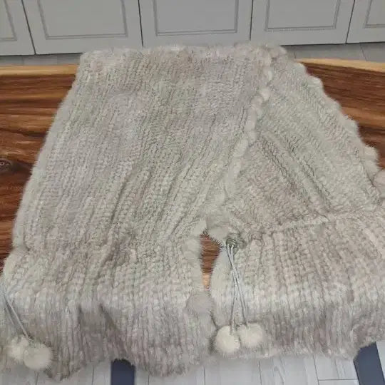 [BUNJANG] Mink Scarf / 천연 밍크 목도리(숄)