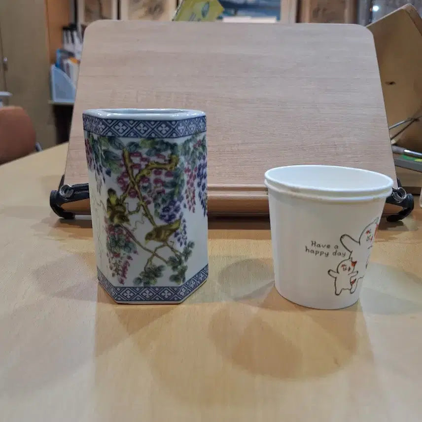 [BUNJANG] Antique Celadon Porcelain Pencil Case / 도자기 필통