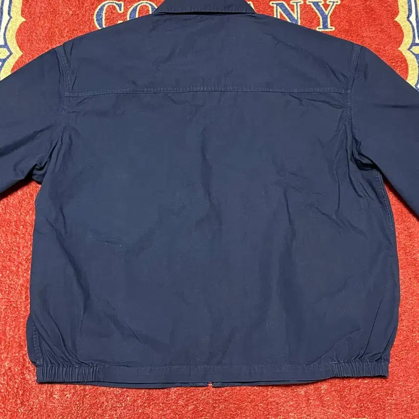 [BUNJANG] Polo Crest Print Canvas Jacket (XL) / [XL] 폴로 크레스트 프린트 캔버스 자켓