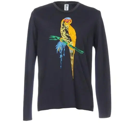 [BUNJANG] Bark Embroidered Sweatshirt 2XL / Bark 앵무새 자수 스웨트셔츠 2xl