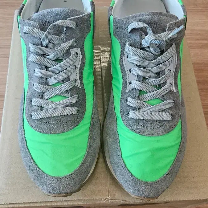 [BUNJANG] Ghoud Rush Sneakers - Neon Green - Men&