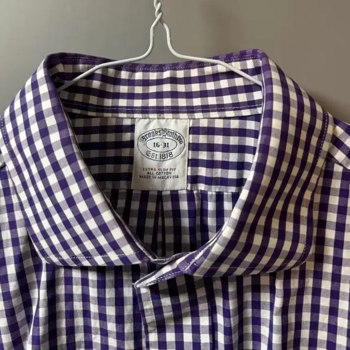 [BUNJANG] Brooks Brothers Gingham Check Dress Shirt / 브룩스 브라더스 100 깅엄 체크 드레스 셔츠 일본매장판