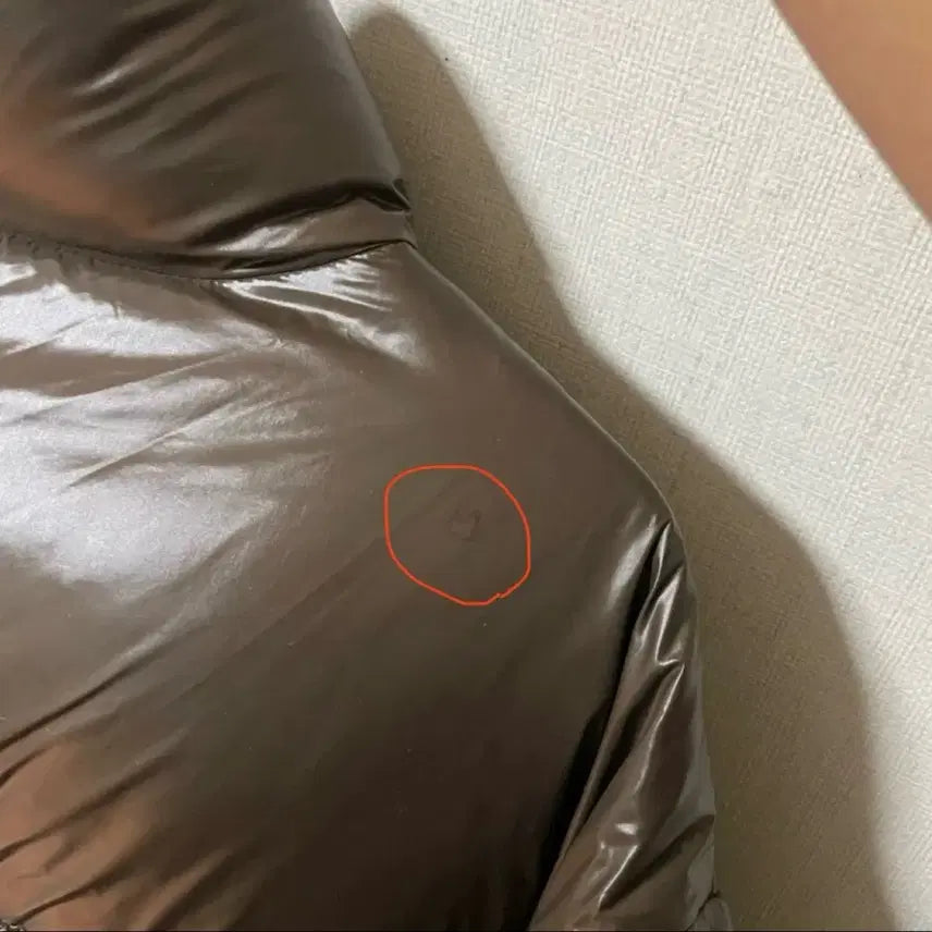 [BUNJANG] Spao Basic Puffer Glossy Brown S / *새상품*스파오 베이직 푸퍼 글로시 브라운 S
