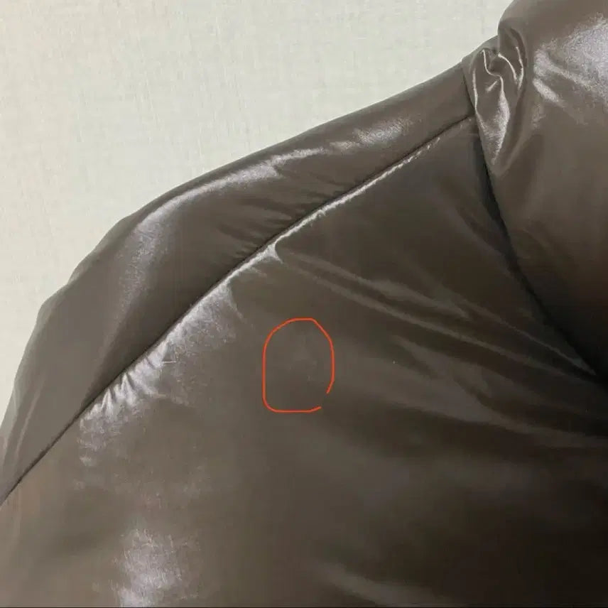 [BUNJANG] Spao Basic Puffer Glossy Brown S / *새상품*스파오 베이직 푸퍼 글로시 브라운 S