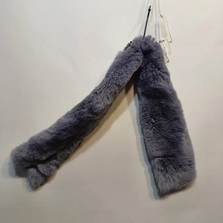 [BUNJANG] Fur Muffler Neck Warmer Gray / 퍼 머플러 넥워머 그레이   61095