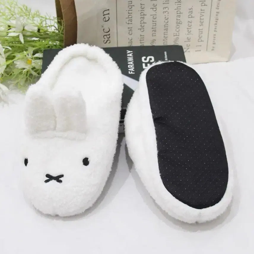 [BUNJANG] Miffy House Slippers / 미피 털 실내화