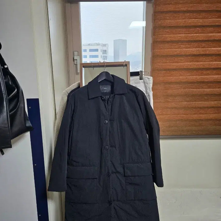 [BUNJANG] ANDZ Black Padded Mac Coat (Size 95) / 앤드지 패딩코트(맥코트형) 블랙 95사이즈