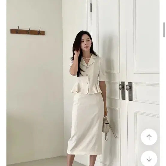 [BUNJANG] Imported Puff Jacket Blouse - Black - One Size / 퍼프 자켓 블라우스 수입의류 홀복