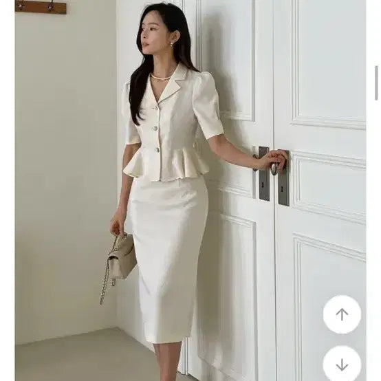 [BUNJANG] Imported Puff Jacket Blouse - Black - One Size / 퍼프 자켓 블라우스 수입의류 홀복