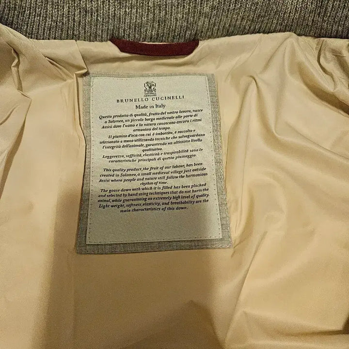[BUNJANG] Brunello Cucinelli Men's Goose Down Puffer Jacket / 브루넬로쿠치넬리 남성 구스다운 패