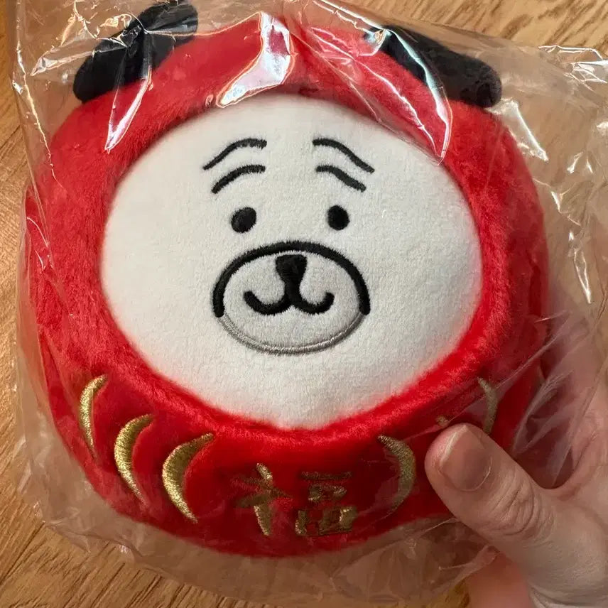 [BUNJANG] Nongdamgom Daruma Pug Plush Doll / 농담곰 다루마 퍼그 새상품