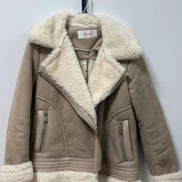 [BUNJANG] Soup Mustang Fur Jacket / Soup 무스탕 퍼