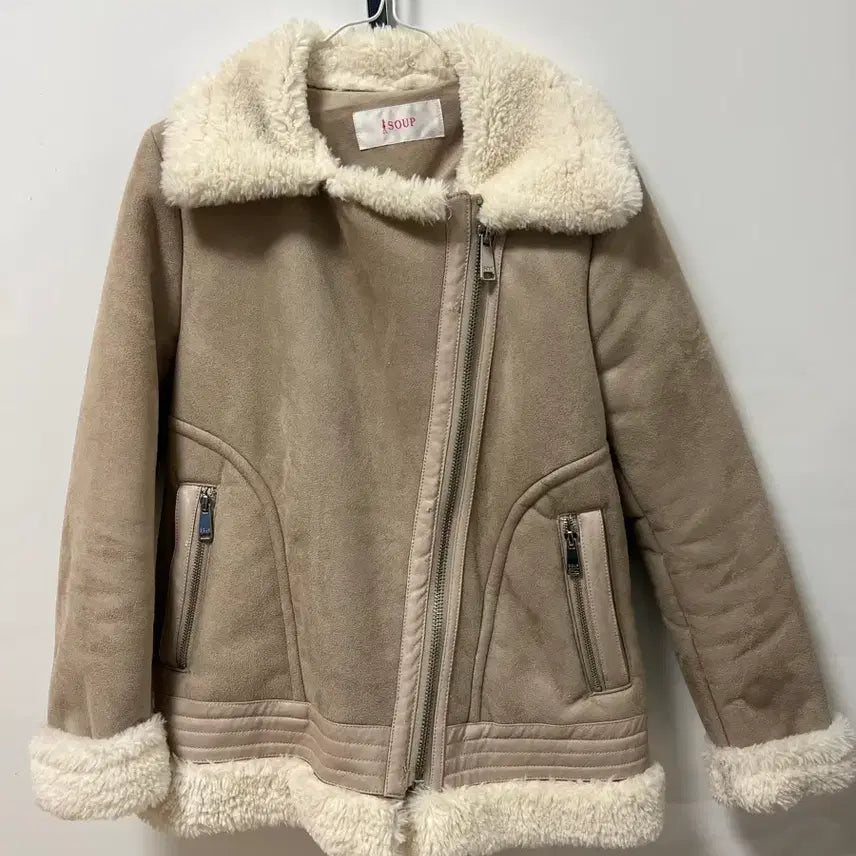 [BUNJANG] Soup Mustang Fur Jacket / Soup 무스탕 퍼