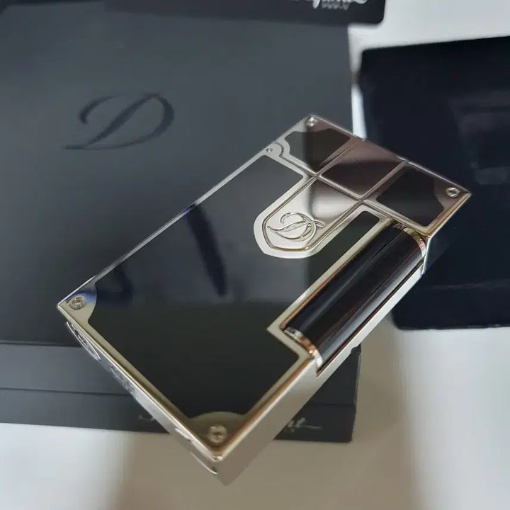 [BUNJANG] Dupont Line 2 CA16736 Black Lacquer Palladium Lighter / [백화점판] 듀퐁라이터 라인2 ca16736 블랙 래커 팔라듐 백금