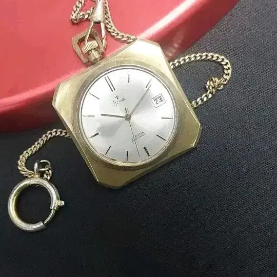 [BUNJANG] Stowa Pocket Watch Gold Plated Vintage / 은제품교환  스토바 회중시계 금바리(두껍게 금 덧댄 방식) 딱사이즈!