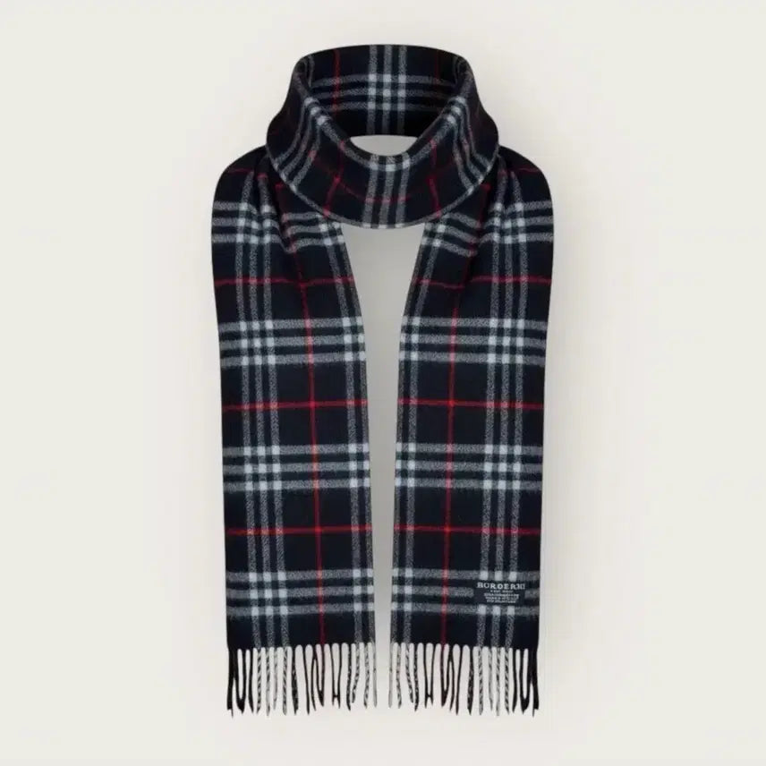 [BUNJANG] Burberry Nova Check Cashmere &amp; Lambswool Scarf / 버버리 노바체크 캐시미어X램스울 머플러