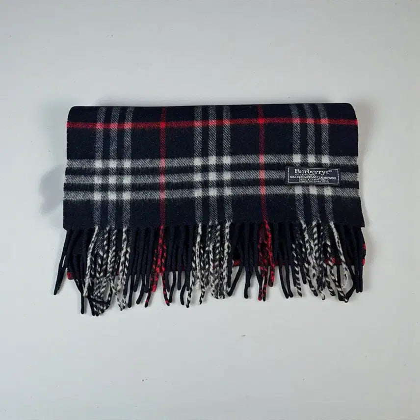 [BUNJANG] Burberry Nova Check Cashmere &amp; Lambswool Scarf / 버버리 노바체크 캐시미어X램스울 머플러