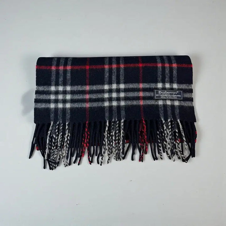 [BUNJANG] Burberry Nova Check Cashmere &amp; Lambswool Scarf / 버버리 노바체크 캐시미어X램스울 머플러