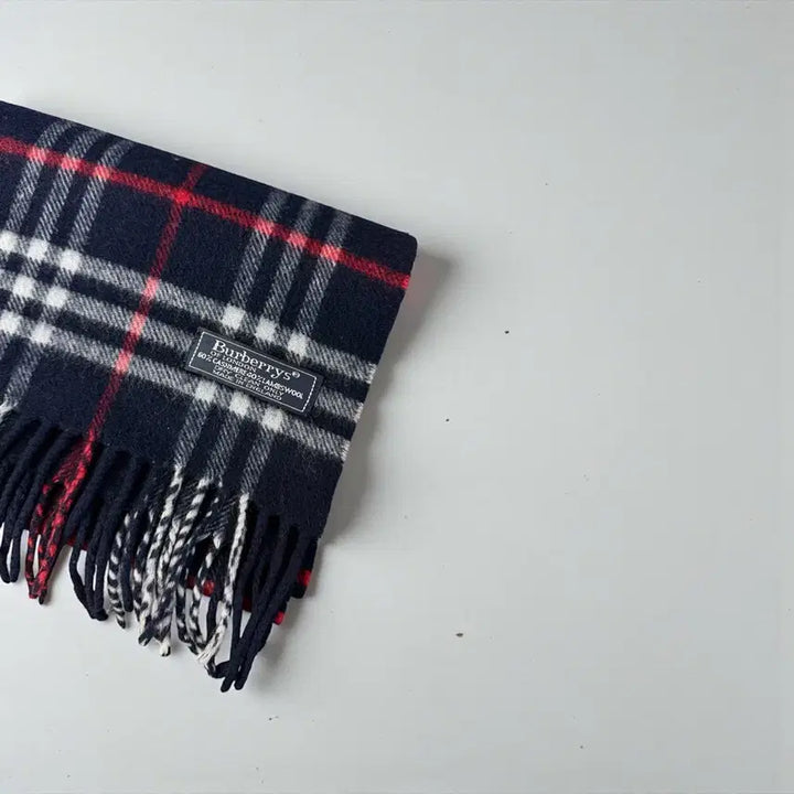 [BUNJANG] Burberry Nova Check Cashmere &amp; Lambswool Scarf / 버버리 노바체크 캐시미어X램스울 머플러
