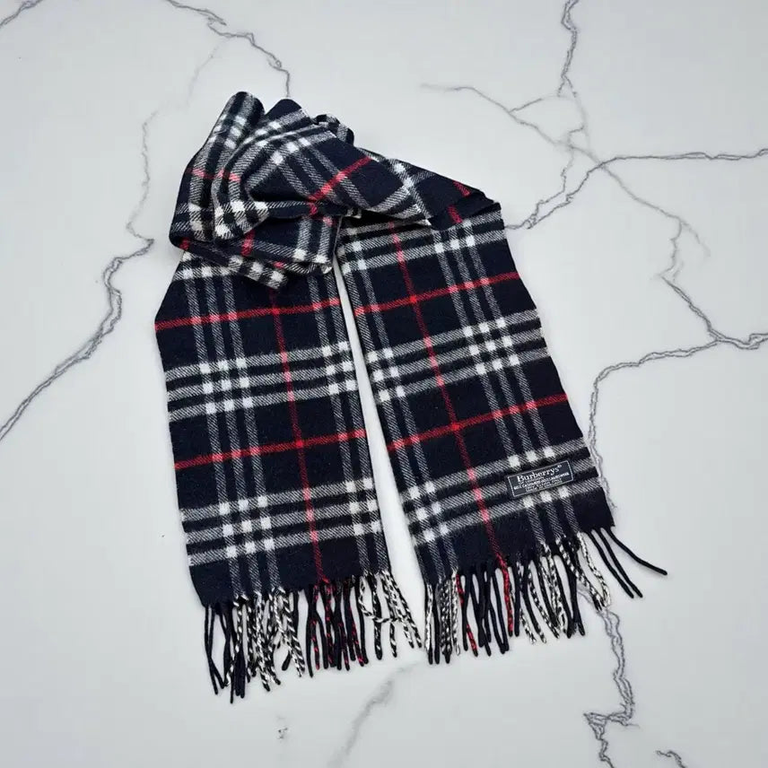 [BUNJANG] Burberry Nova Check Cashmere &amp; Lambswool Scarf / 버버리 노바체크 캐시미어X램스울 머플러