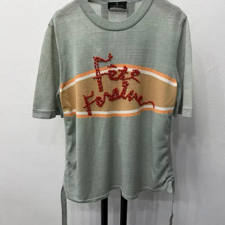 [BUNJANG] LANVIN Knit Top 90 / 정품) LANVIN 랑방 한섬 비즈장식 니트 90