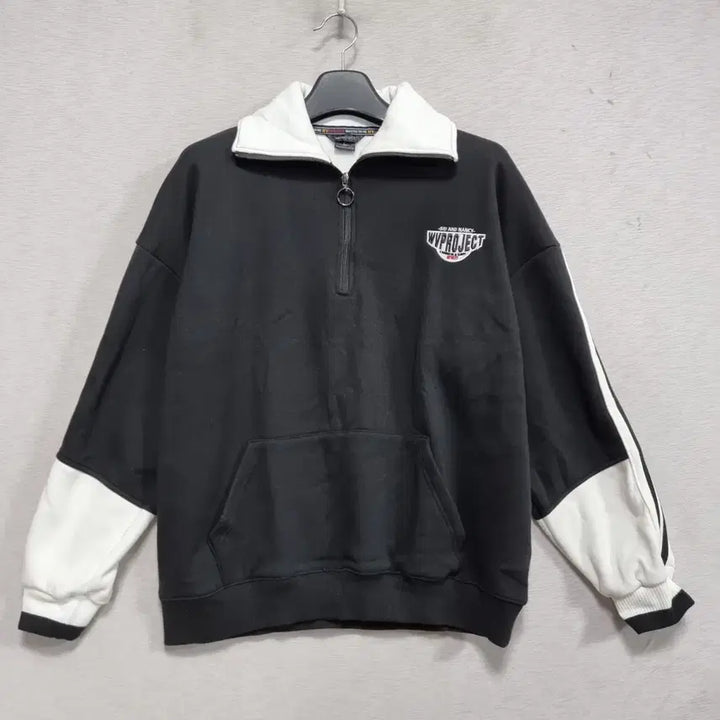 [SOLD OUT] 새상품 WV프로젝트 기모 반집업 맨투맨 남L ㅡ0115