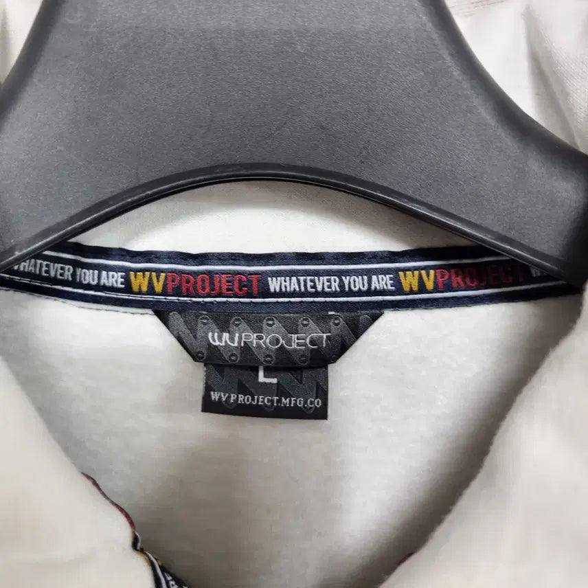 [SOLD OUT] 새상품 WV프로젝트 기모 반집업 맨투맨 남L ㅡ0115