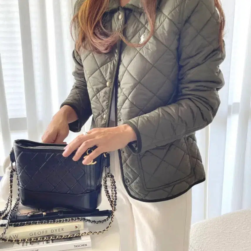 [BUNJANG] Polo Quilted Jacket (M Size) / 폴로 퀼팅 자켓 m사이즈