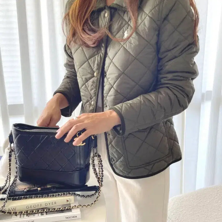 [BUNJANG] Polo Quilted Jacket (M Size) / 폴로 퀼팅 자켓 m사이즈